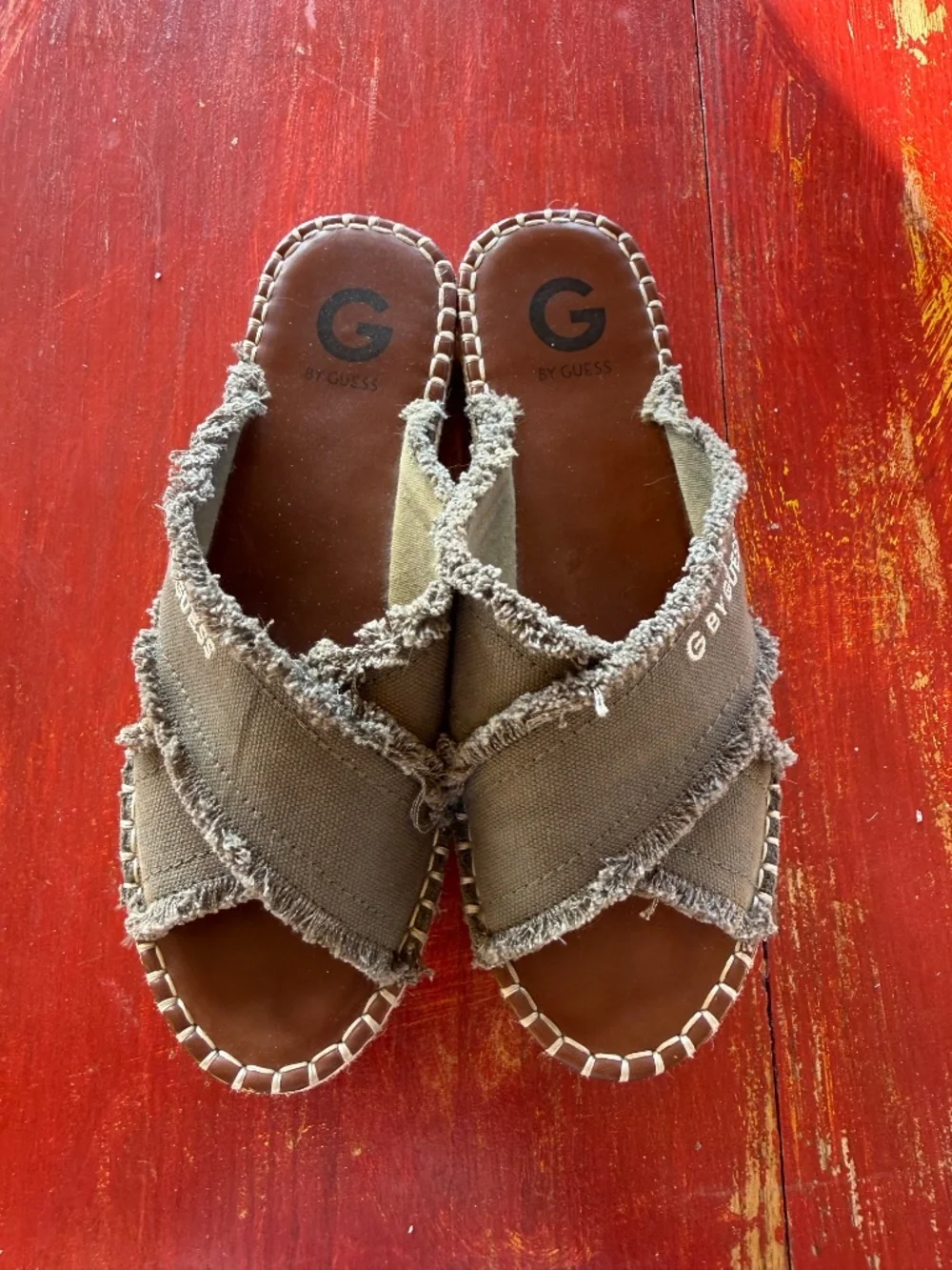 Guess espadrilles (green) 8.5